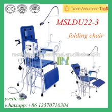 MSLDU22-3M Роскошный складной стоматологический стул Китайские складные стоматологические стулья